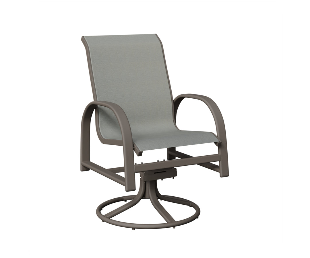 Murphy Sling Swivel Rocker Dining Chair