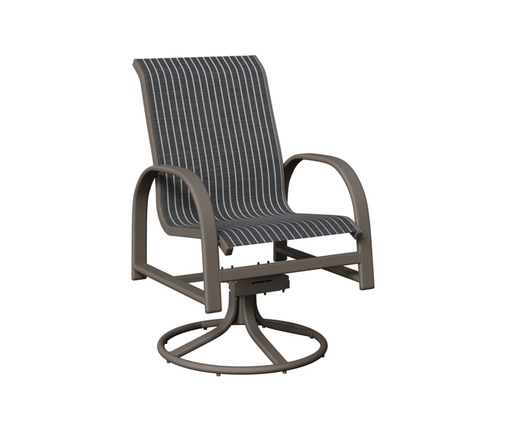Murphy Sling Swivel Rocker Dining Chair
