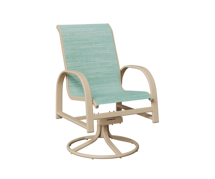 Murphy Sling Swivel Rocker Dining Chair