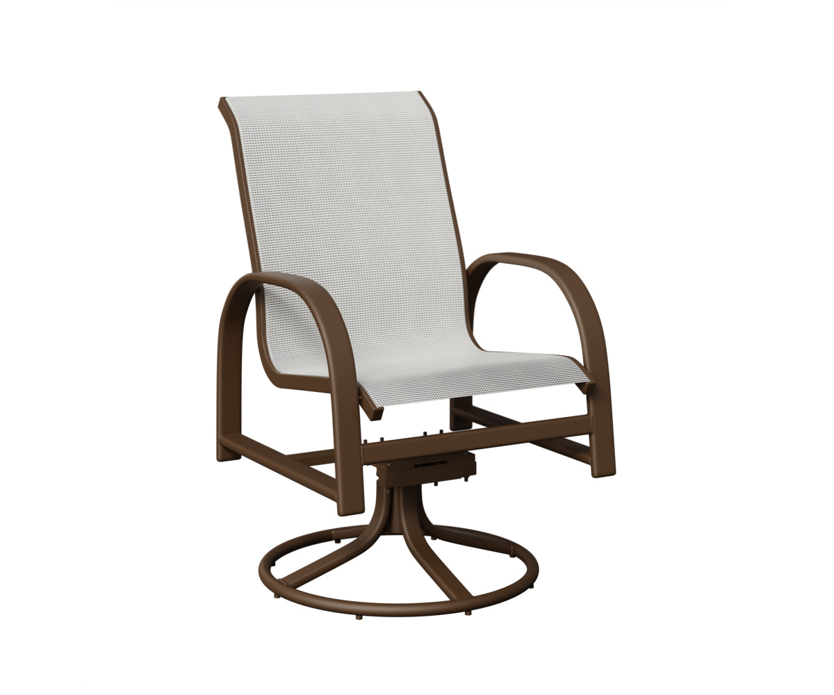 Murphy Sling Swivel Rocker Dining Chair
