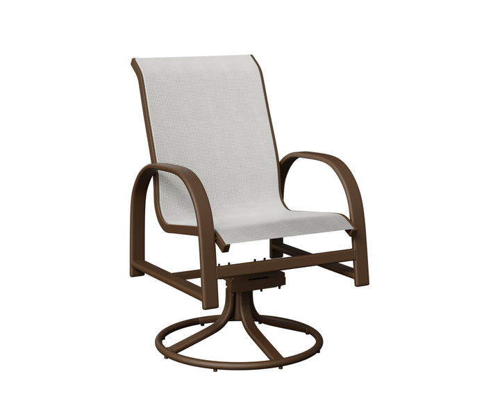 Murphy Sling Swivel Rocker Dining Chair
