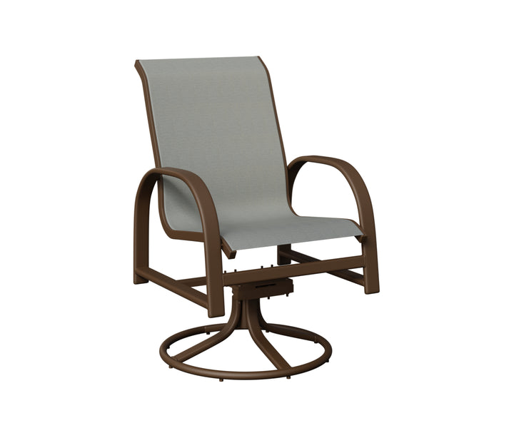 Murphy Sling Swivel Rocker Dining Chair