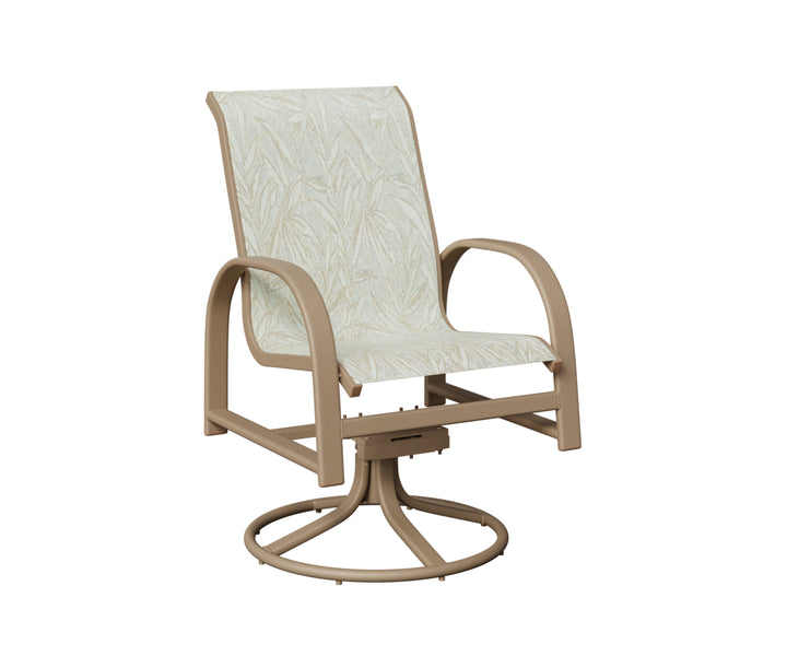 Murphy Sling Swivel Rocker Dining Chair