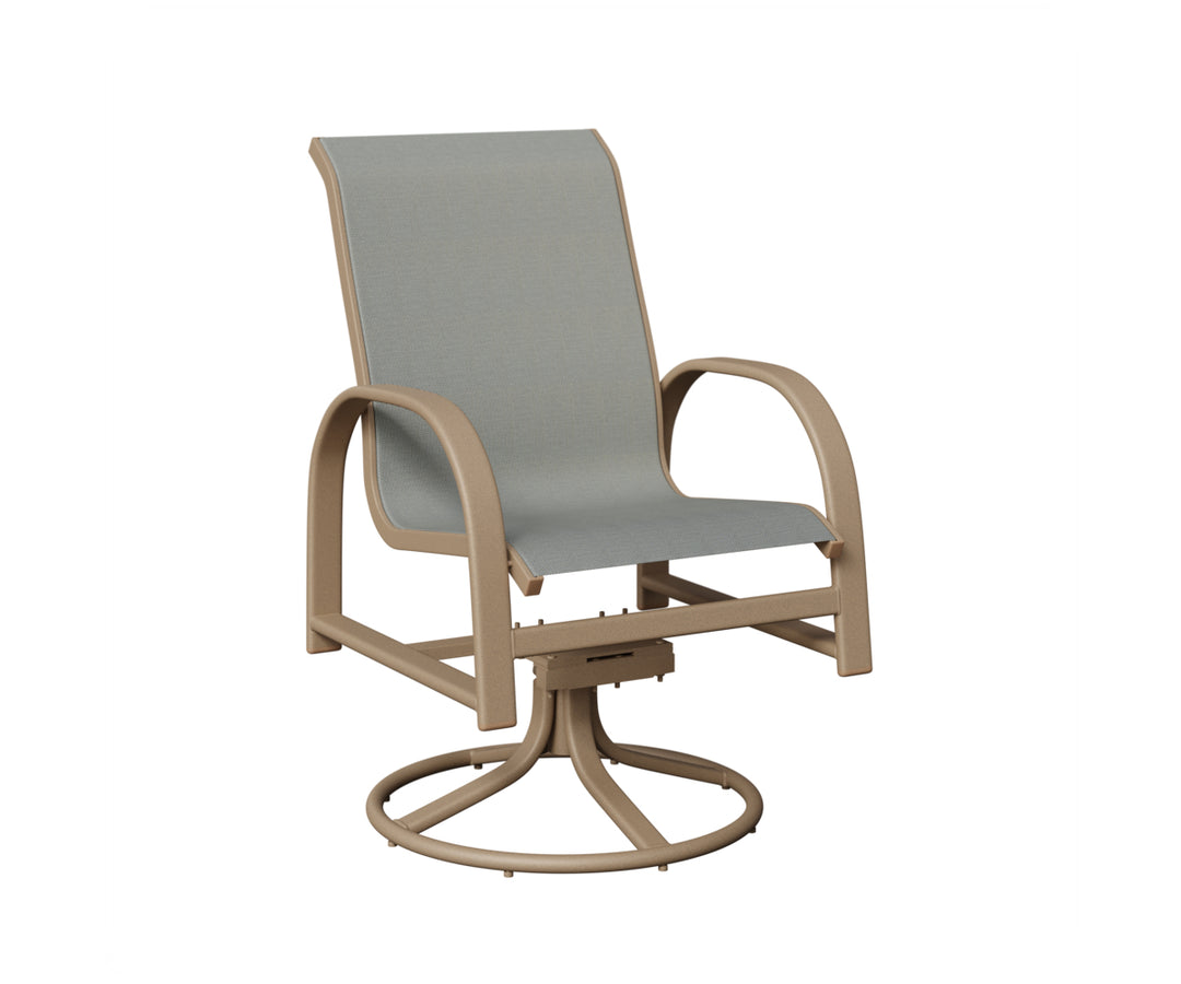 Murphy Sling Swivel Rocker Dining Chair