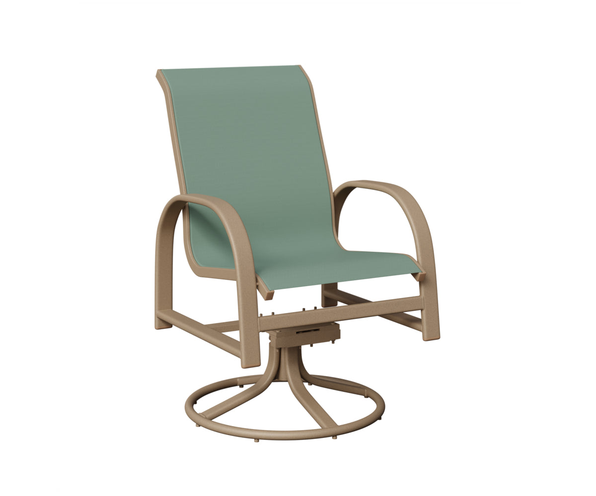 Murphy Sling Swivel Rocker Dining Chair
