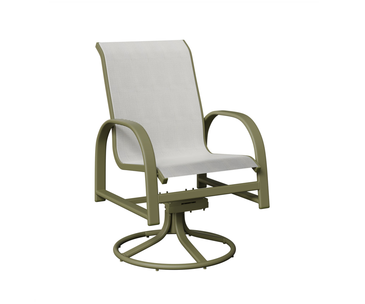 Murphy Sling Swivel Rocker Dining Chair