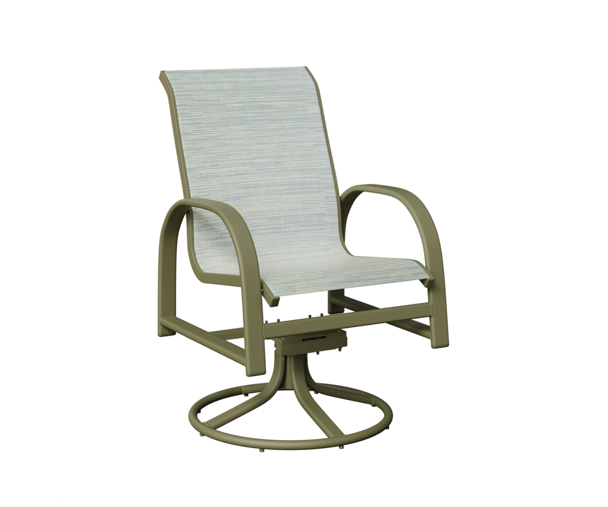 Murphy Sling Swivel Rocker Dining Chair