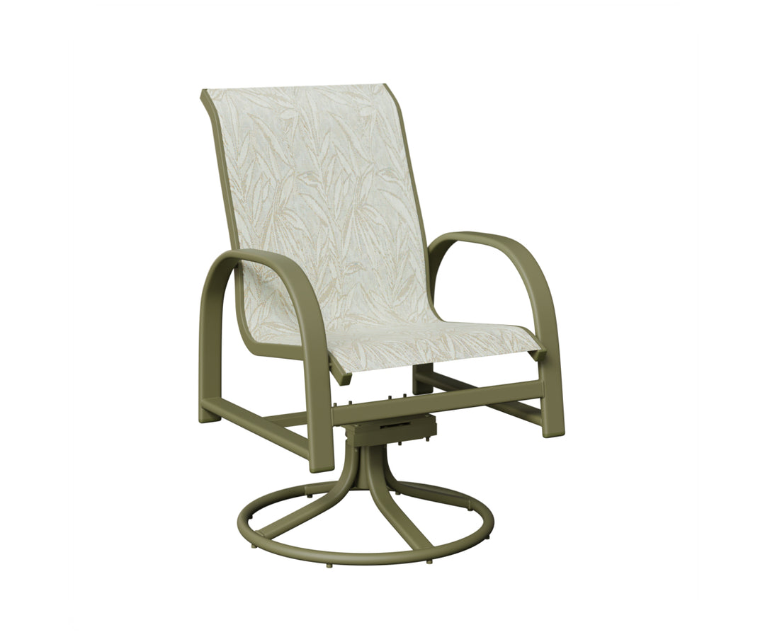 Murphy Sling Swivel Rocker Dining Chair