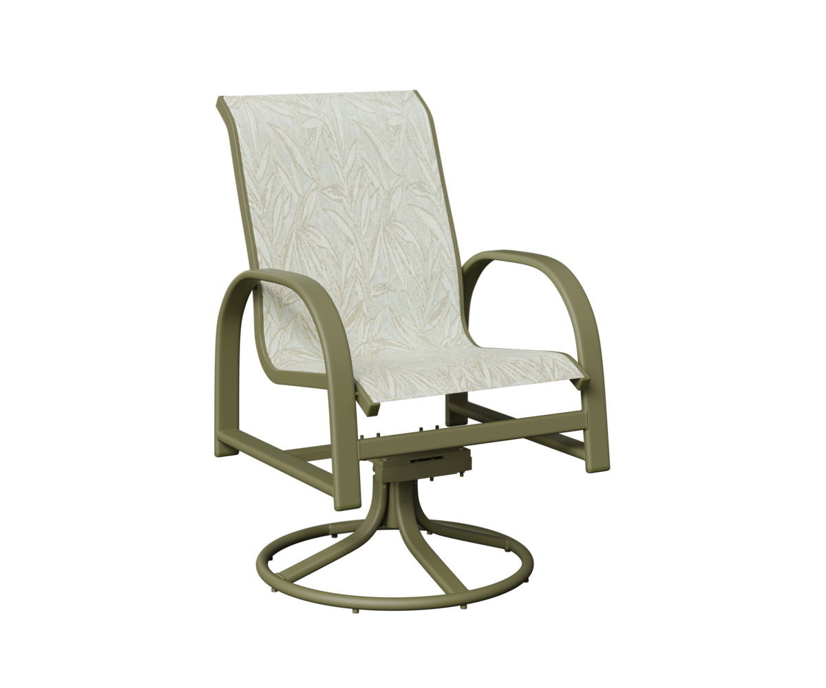 Murphy Sling Swivel Rocker Dining Chair