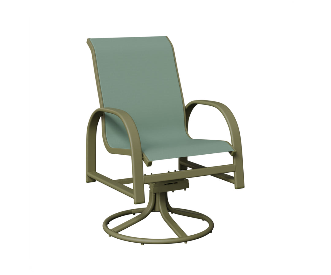 Murphy Sling Swivel Rocker Dining Chair