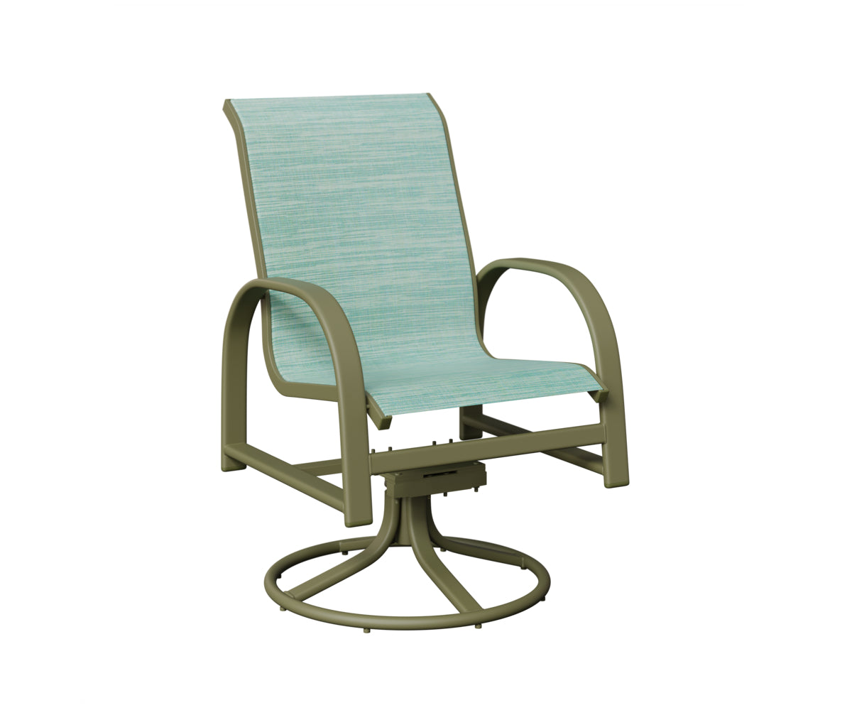 Murphy Sling Swivel Rocker Dining Chair