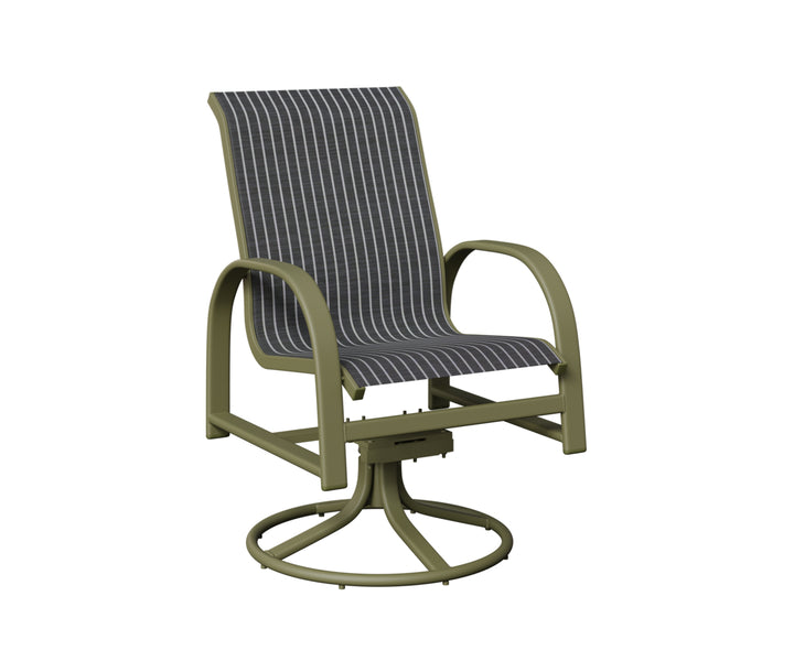 Murphy Sling Swivel Rocker Dining Chair