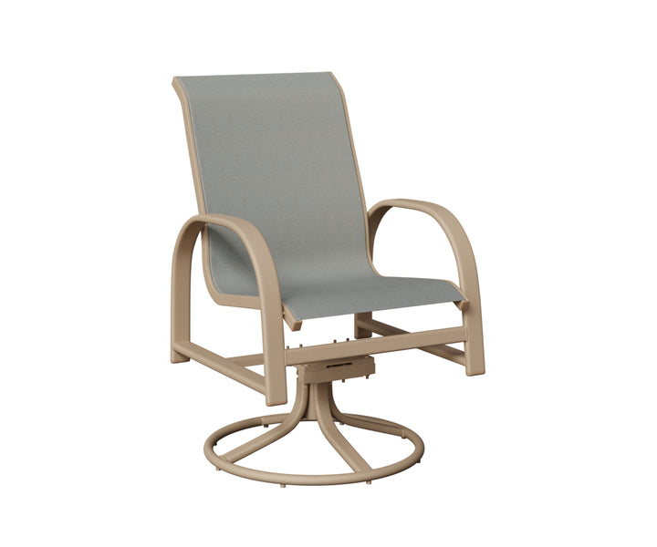 Murphy Sling Swivel Rocker Dining Chair