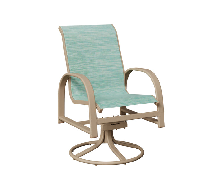 Murphy Sling Swivel Rocker Dining Chair