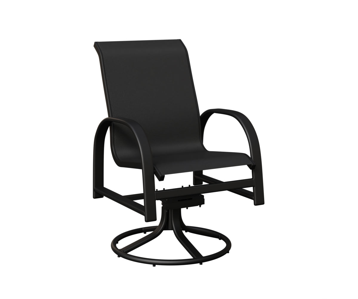 Murphy Sling Swivel Rocker Dining Chair