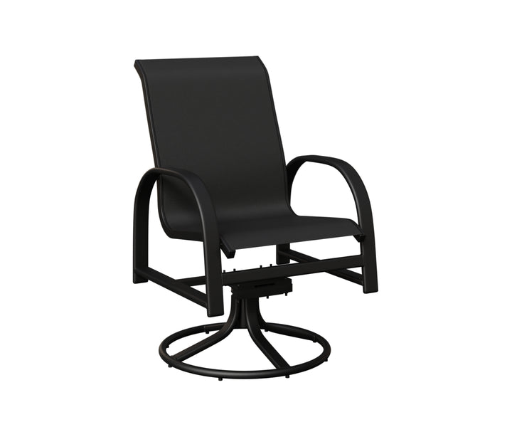 Murphy Sling Swivel Rocker Dining Chair