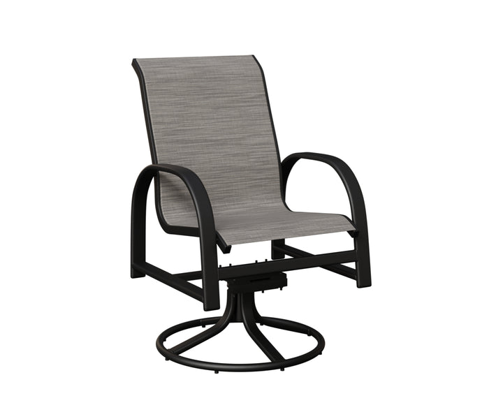 Murphy Sling Swivel Rocker Dining Chair