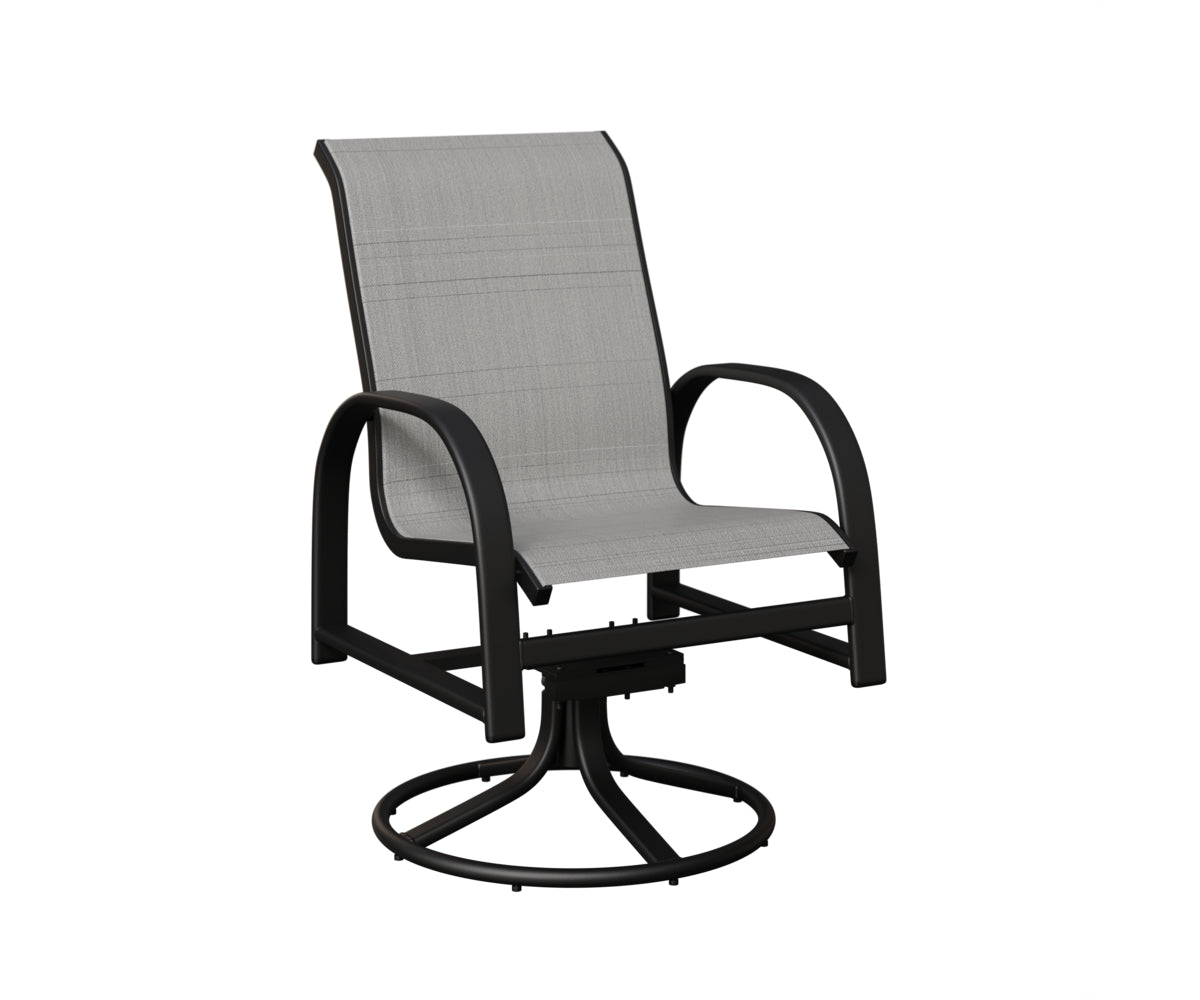 Murphy Sling Swivel Rocker Dining Chair