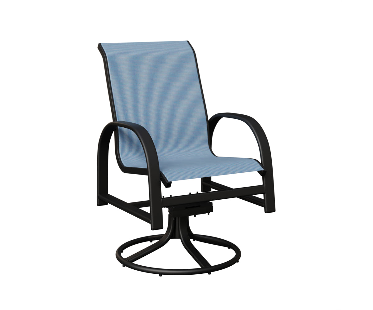 Murphy Sling Swivel Rocker Dining Chair