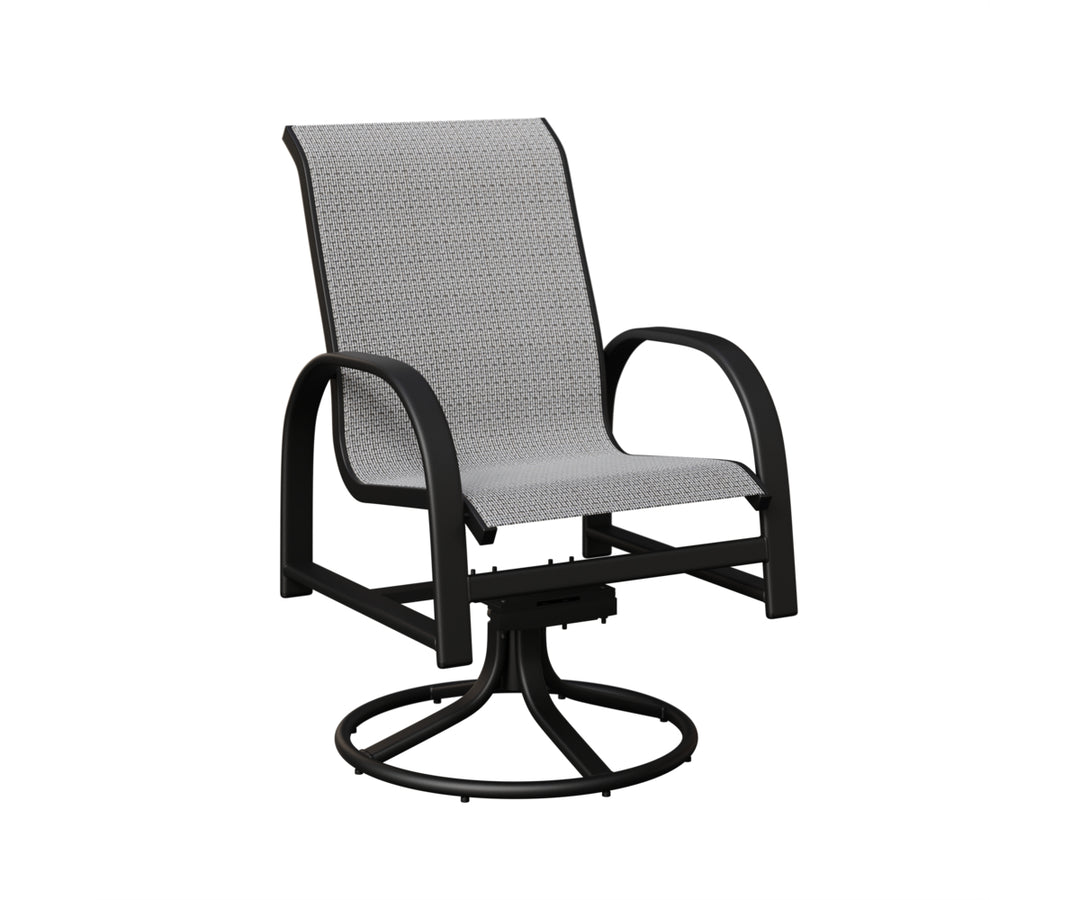 Murphy Sling Swivel Rocker Dining Chair