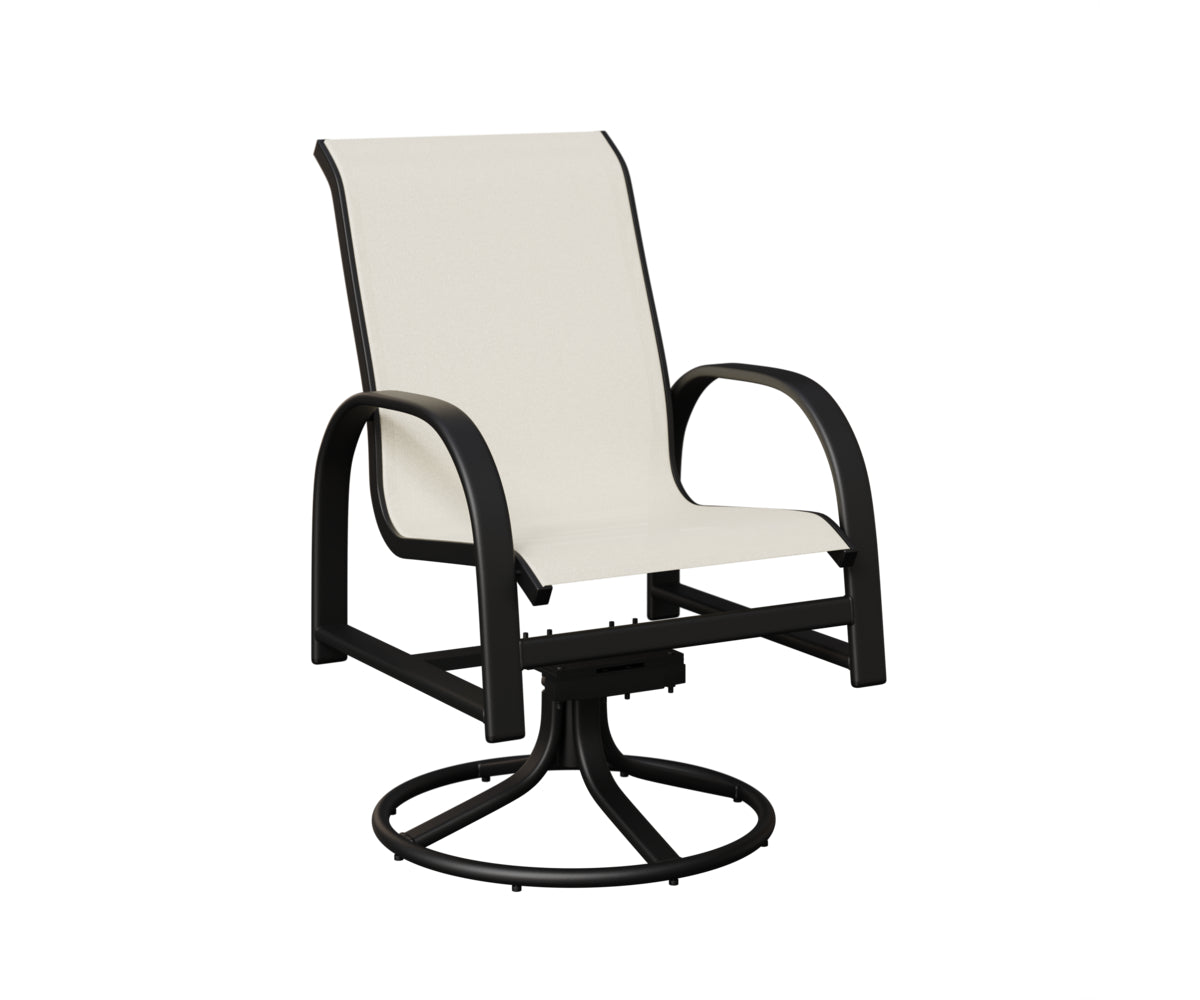 Murphy Sling Swivel Rocker Dining Chair