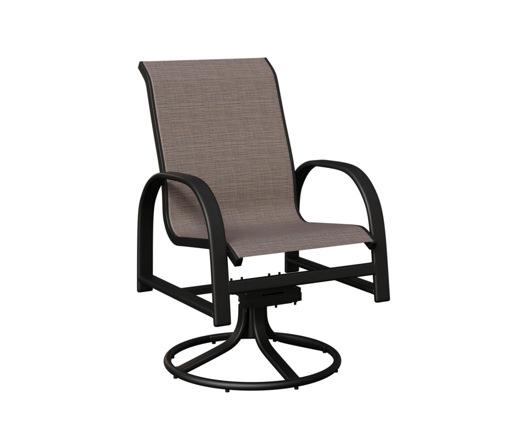 Murphy Sling Swivel Rocker Dining Chair