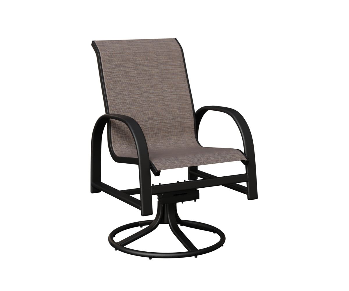 Murphy Sling Swivel Rocker Dining Chair