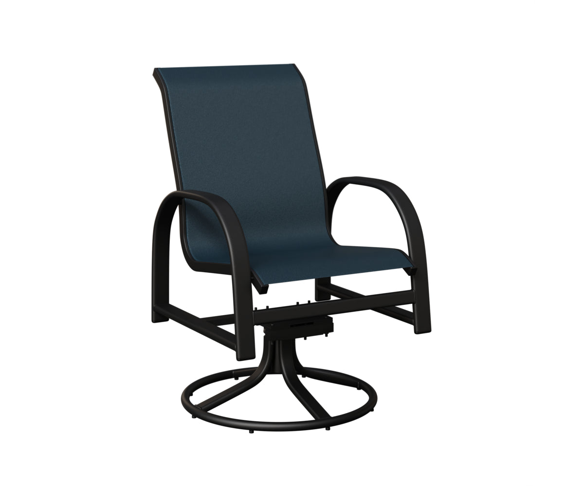Murphy Sling Swivel Rocker Dining Chair