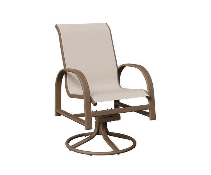 Murphy Sling Swivel Rocker Dining Chair