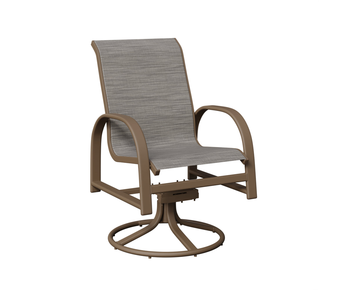 Murphy Sling Swivel Rocker Dining Chair