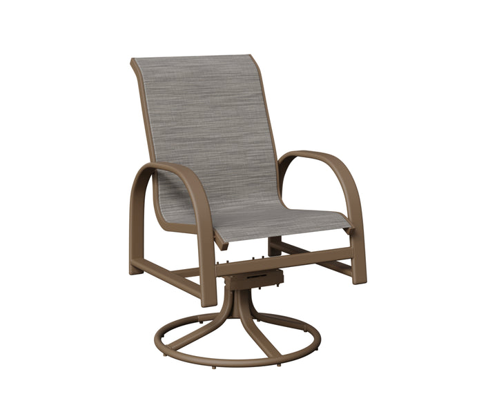 Murphy Sling Swivel Rocker Dining Chair