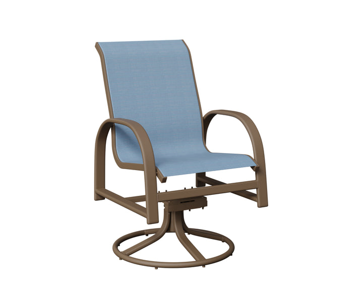 Murphy Sling Swivel Rocker Dining Chair