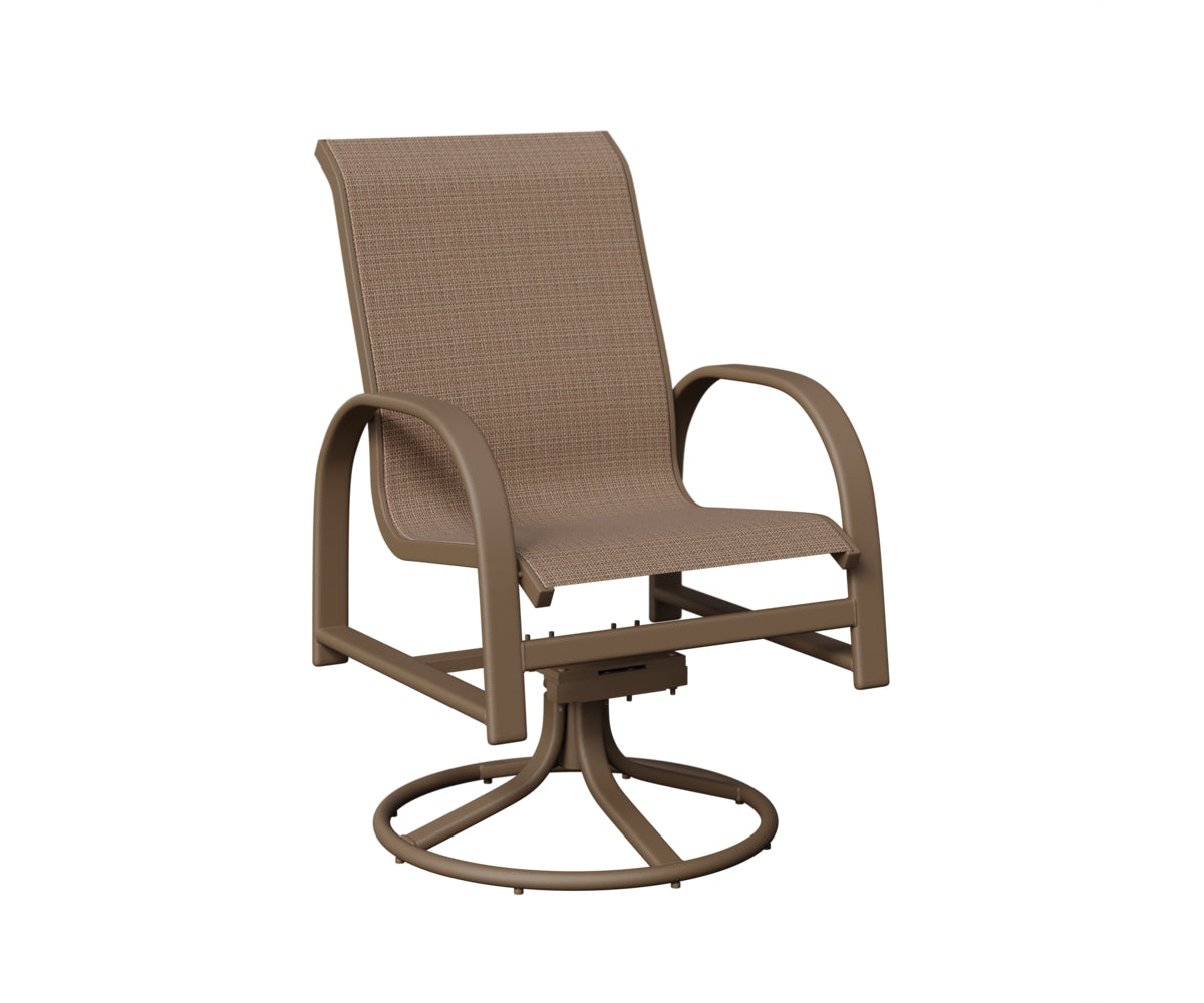 Murphy Sling Swivel Rocker Dining Chair
