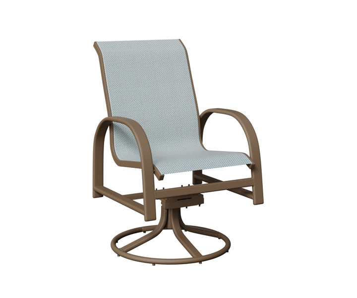 Murphy Sling Swivel Rocker Dining Chair