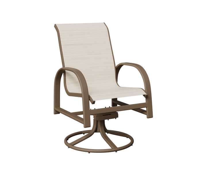 Murphy Sling Swivel Rocker Dining Chair
