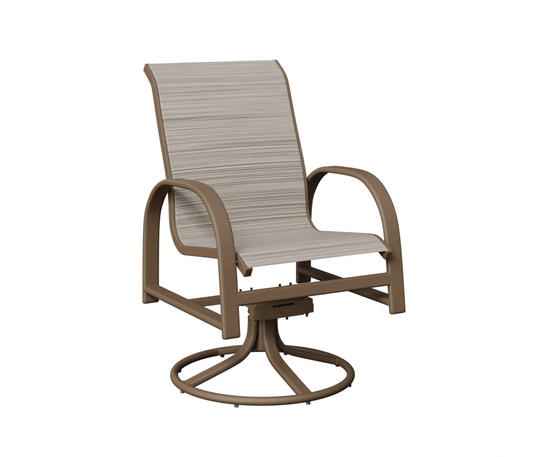 Murphy Sling Swivel Rocker Dining Chair