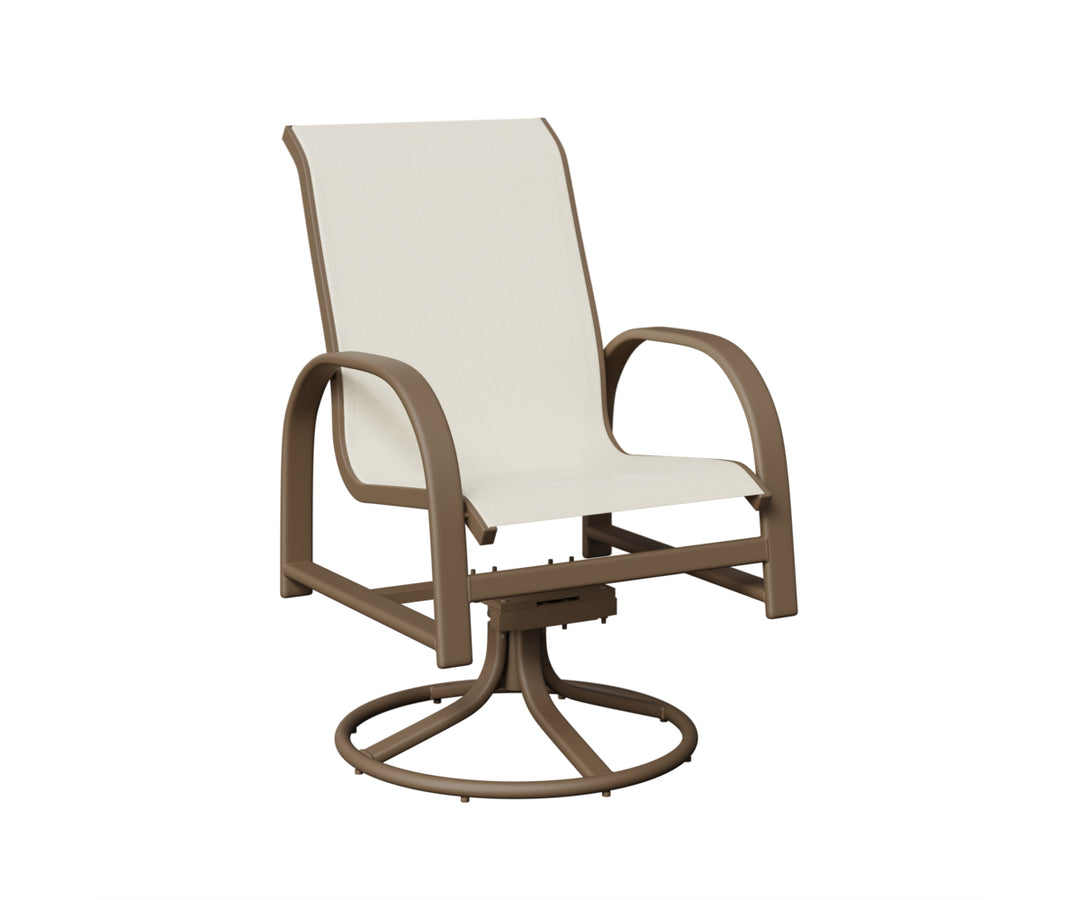Murphy Sling Swivel Rocker Dining Chair