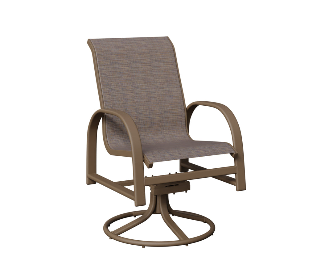 Murphy Sling Swivel Rocker Dining Chair