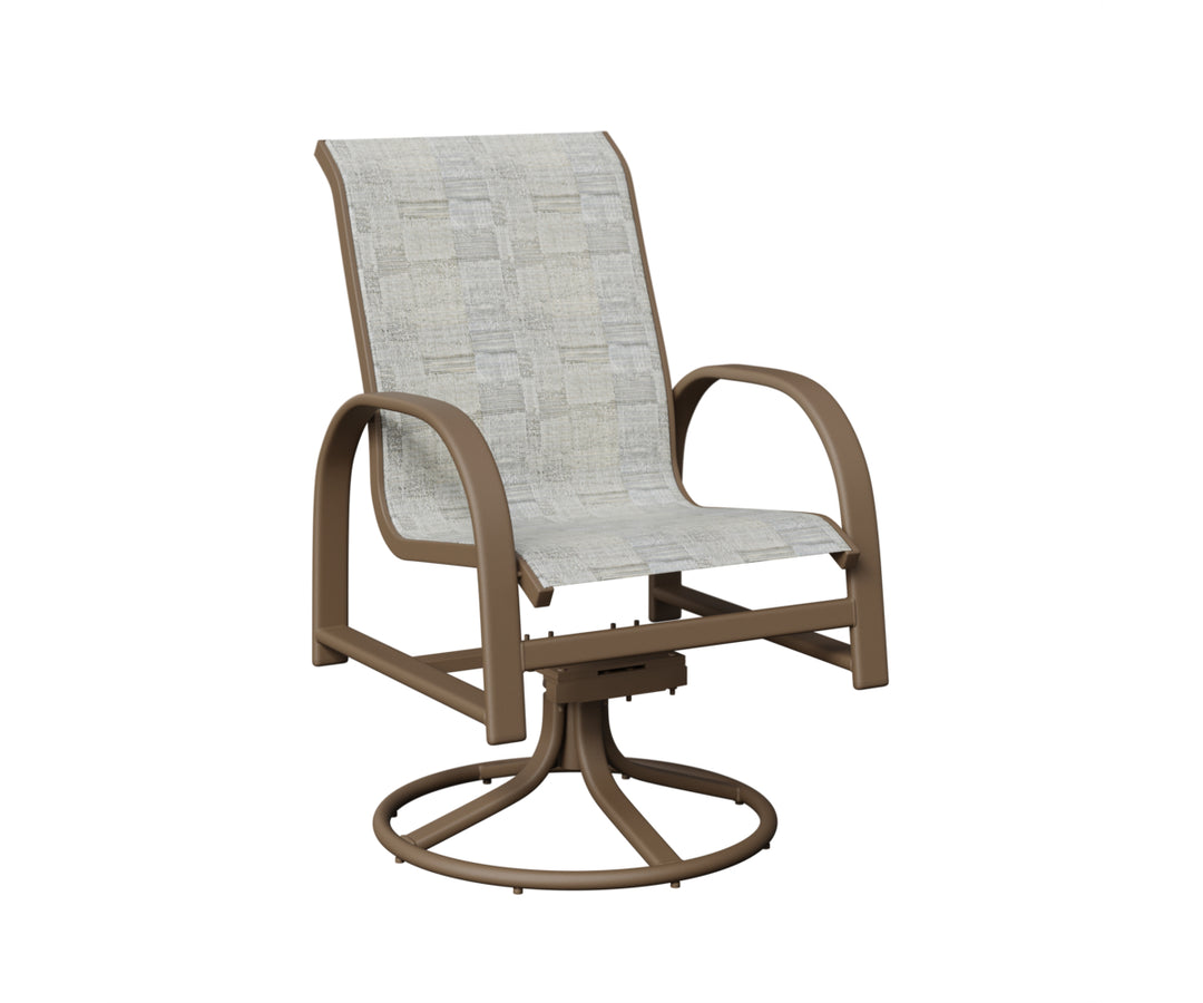 Murphy Sling Swivel Rocker Dining Chair