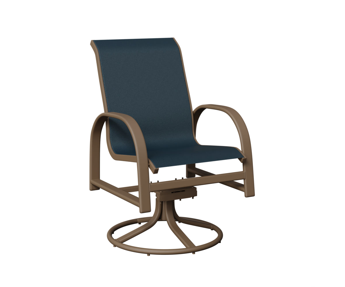 Murphy Sling Swivel Rocker Dining Chair