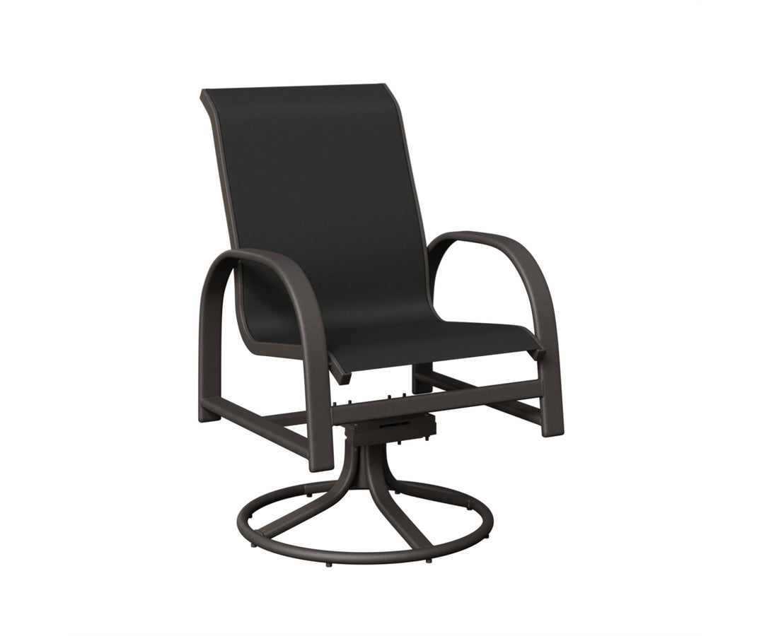 Murphy Sling Swivel Rocker Dining Chair