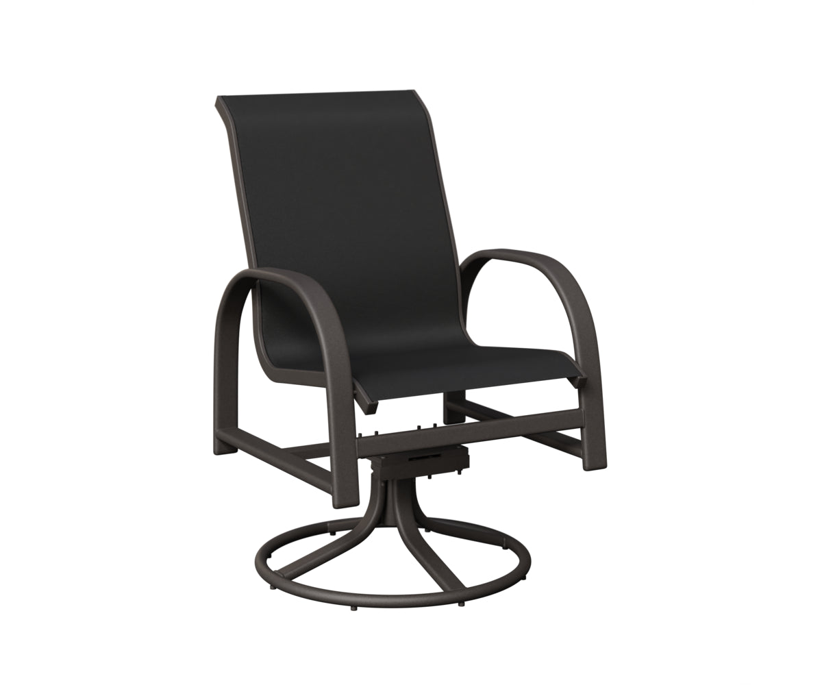 Murphy Sling Swivel Rocker Dining Chair