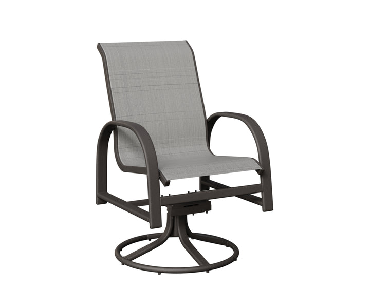 Murphy Sling Swivel Rocker Dining Chair