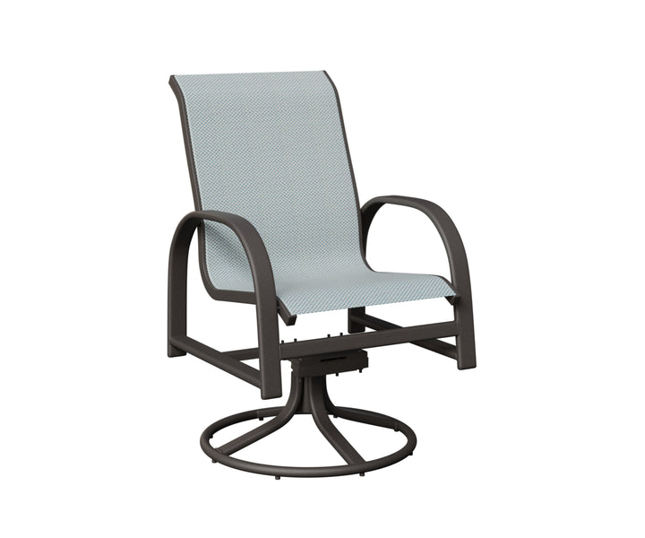 Murphy Sling Swivel Rocker Dining Chair
