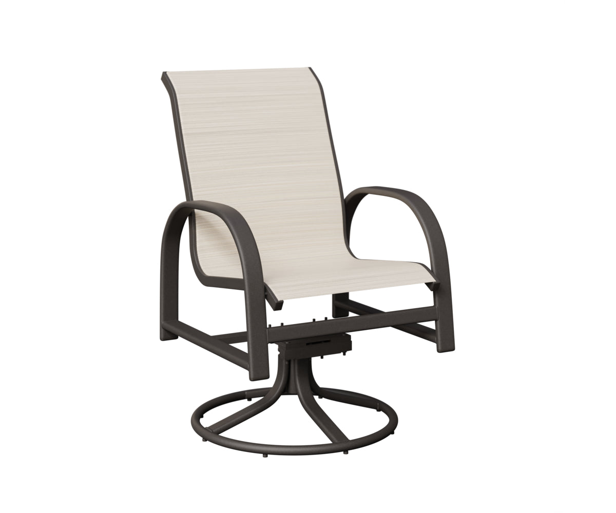 Murphy Sling Swivel Rocker Dining Chair