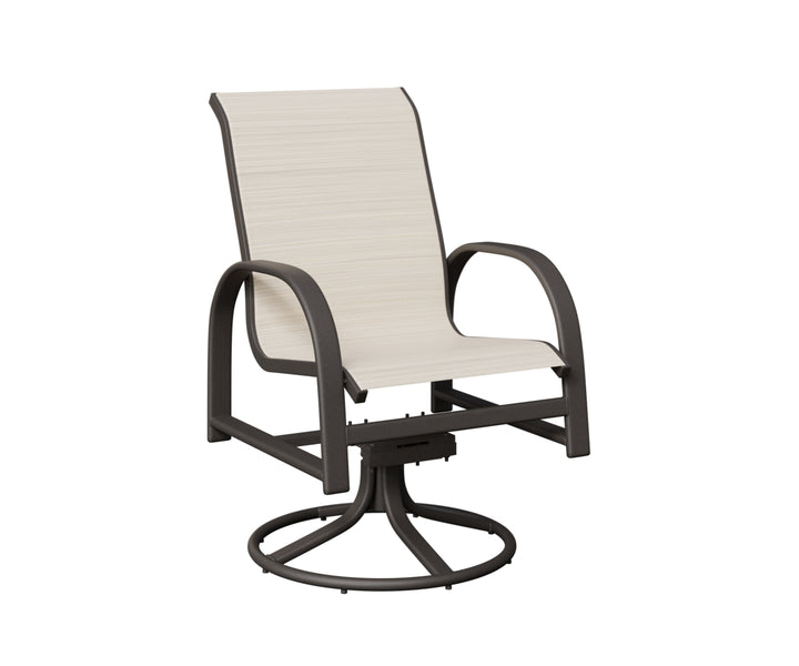 Murphy Sling Swivel Rocker Dining Chair