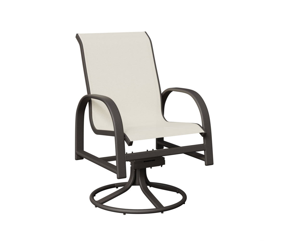 Murphy Sling Swivel Rocker Dining Chair