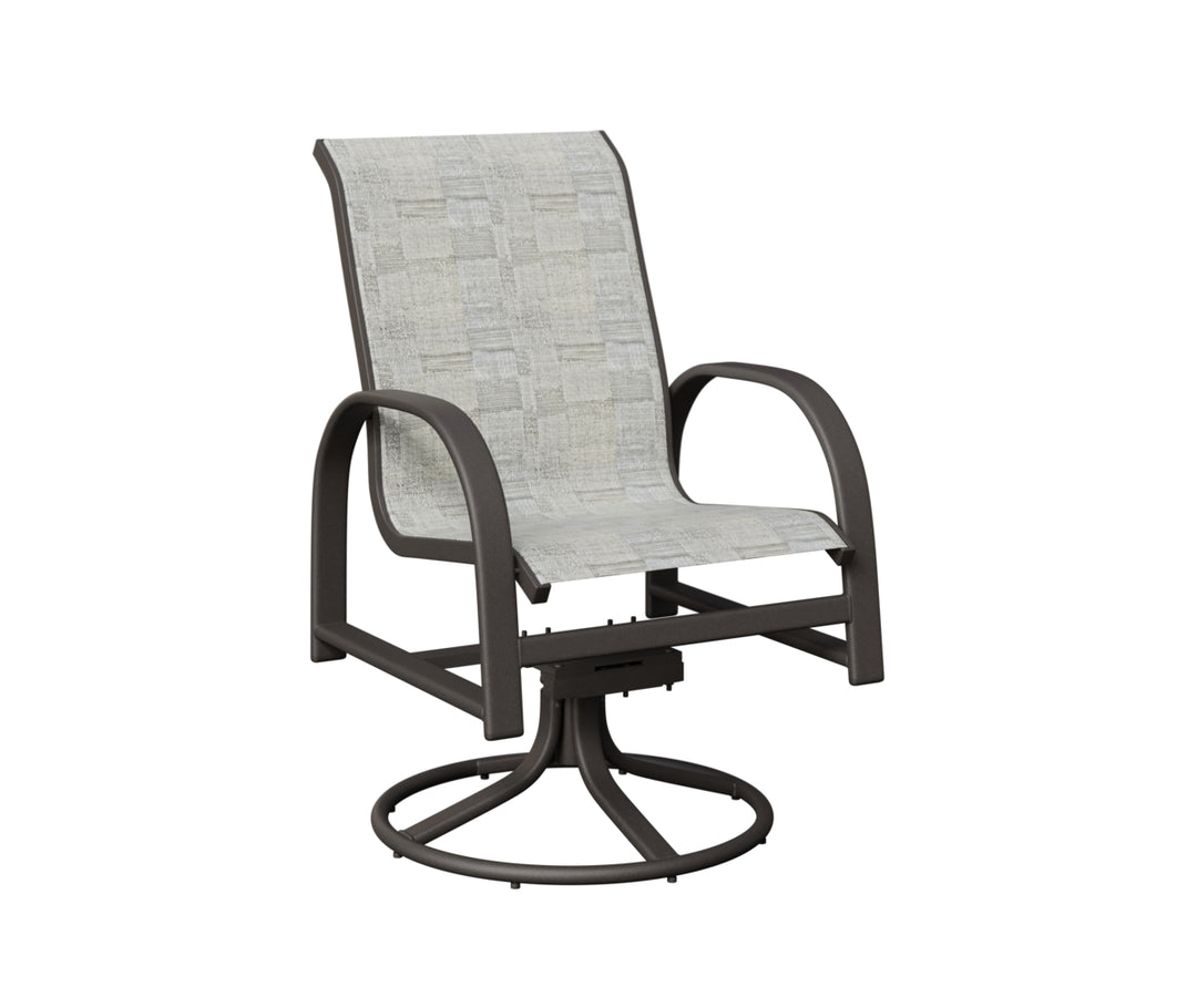 Murphy Sling Swivel Rocker Dining Chair