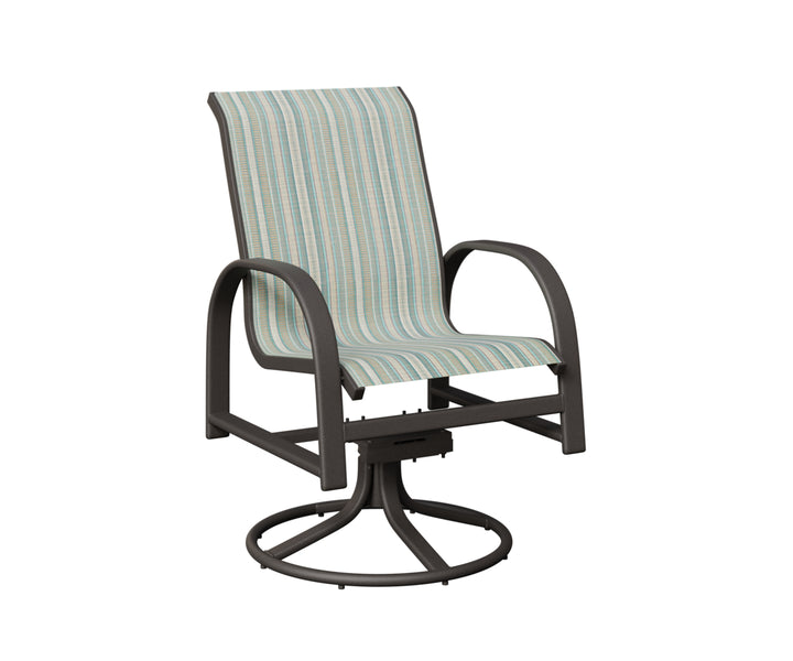 Murphy Sling Swivel Rocker Dining Chair