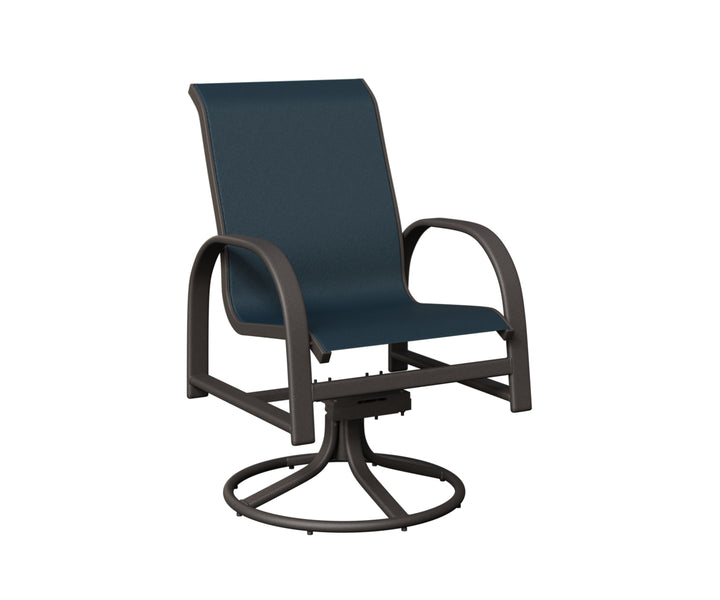 Murphy Sling Swivel Rocker Dining Chair
